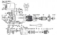 Bosch 0 601 109 041 Drill 110 V / GB Spare Parts